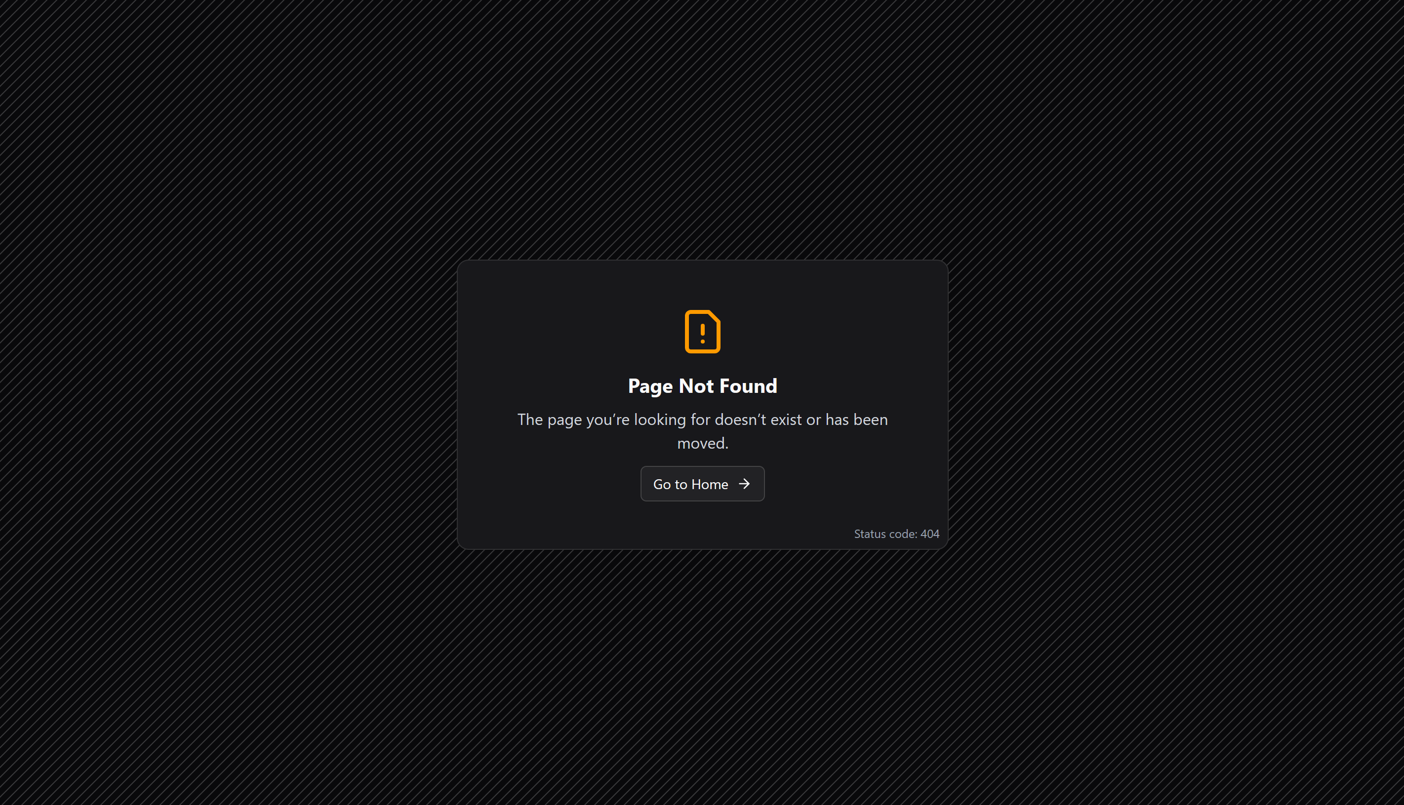 Error handling (404)