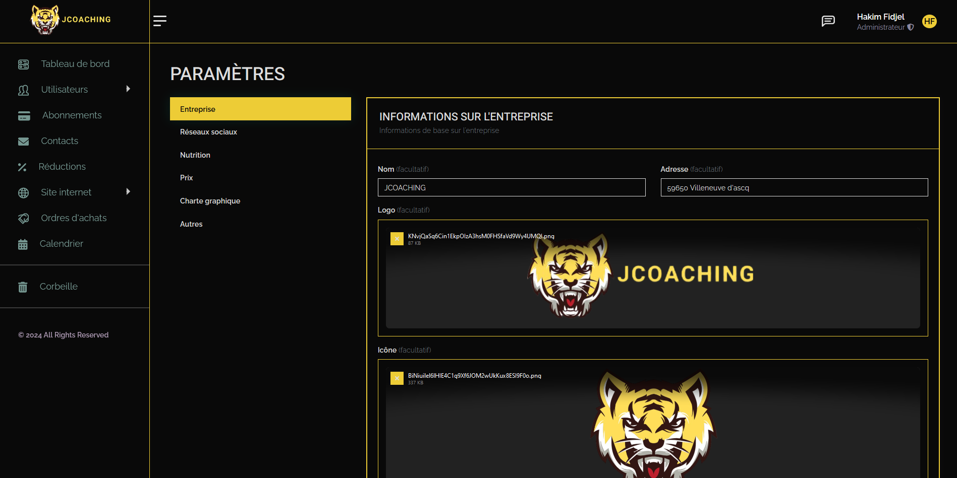 Backoffice Settings