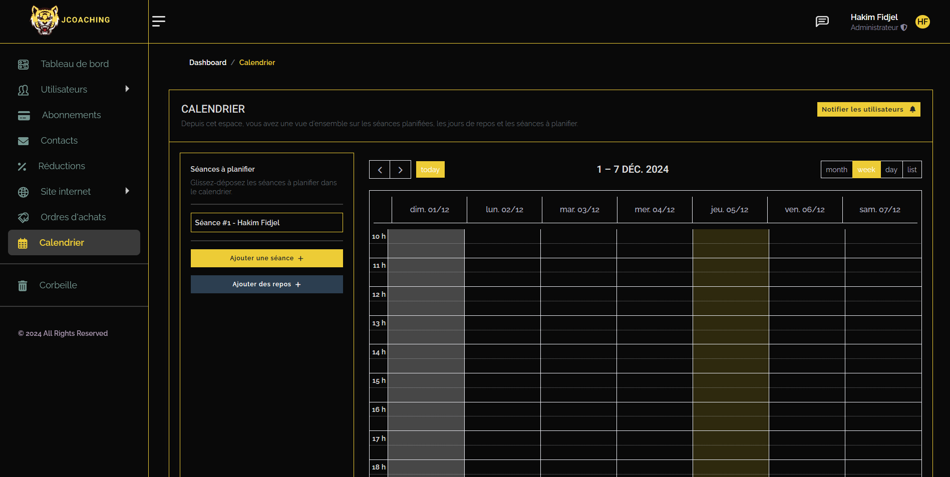 Calendar Tool
