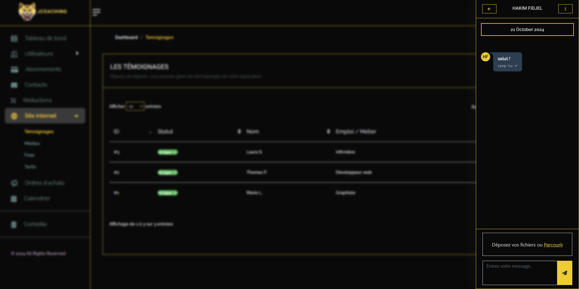 Real-time chat