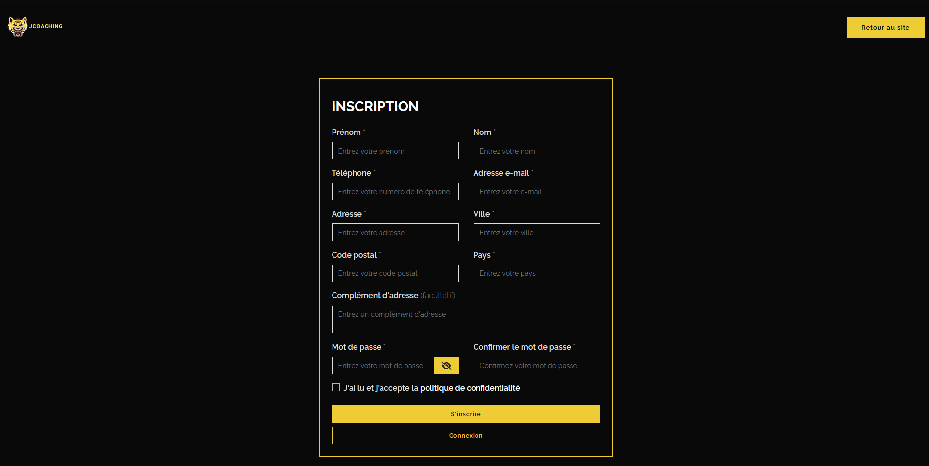 Register Form